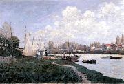 Alfred Sisley Drying Nets Germany oil painting artist